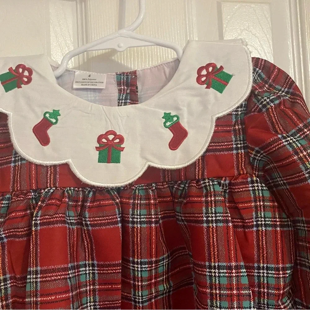 New Plaid Christmas Dress